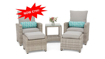 #3030 - 🪑 Havana Reclining Armchair Set – Luxurious Comfort for Two